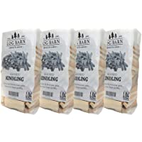 Los mejores  - Kindling x 4 Nets – Kiln Dried – alrededor de 12 kg. Perfecto para iniciar fuego abierto- estufas de leña- barbacoas…